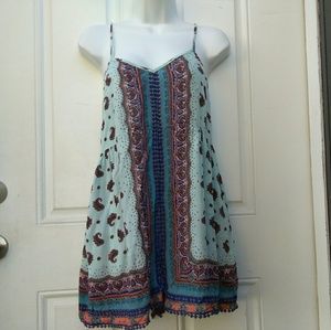 Boho Spaghetti Strap Romper
